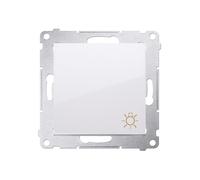 54 MÓDULO BLANCO BOTÓN "LUZ" PREMIUM ABRAZADERAS 54 DS1.01/11