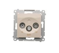 54 MÓDULO CREMA TV-SAT ENCHUFE PREMIUM 54 DASK.01/41