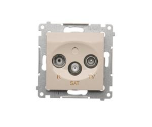 54 MÓDULO CREMA TV-SAT ENCHUFE PREMIUM 54 DASK.01/41