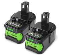 5Ah Batería para Ryobi One+ 18V: Batería Li-Ion de 2 Polos Compatible P108 RB18L50 RB18L40 RB18L25 BPL-1815 BPL-1820G BPL18151 BPL1820 P104 P105 P107