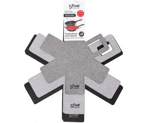 5five - 6 protectores contra arañazos gris-negro