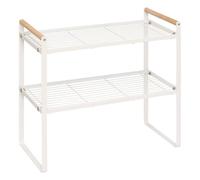5Five Balm - Estantería Blanca de Acero - 42 x 21 x 37,5 cm - Almacenamiento, organización de Cocina