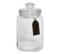 5five Bonby - Caja redonda para caramelos (2,8 L), transparente
