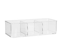5five - Caja de algodón Selena de 3 Compartimentos Transparente