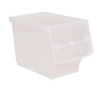 5five - caja de plástico transparente con apertura frontal 24l
