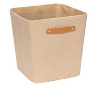 5Five - Cesta de almacenaje de poliéster beige MIX’N MODUL - 31 x 31 x 31 cm - Organizador para el hogar, caja de almacenaje multiusos, accesorio práctico