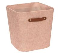 5Five - Cesta de almacenaje de poliéster rosa MIX’N MODUL - 31 x 31 x 31 cm - Organizador para el hogar, caja de almacenaje multiusos, accesorio práctico