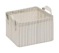 5five - cesta de almacenamiento silnea rectangular, 24 x 25,5 cm, color beige