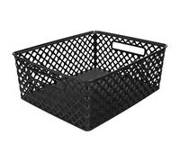 5five - cesta de plástico "folk" 11l negra