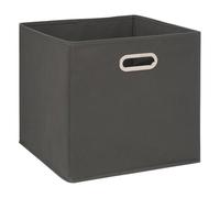 5five - cesta de tela gris "mix n modul" 31x31cm