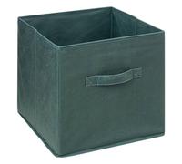 5five - cesta de terciopelo verde caqui "mix n modul" 31x31cm