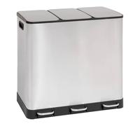 5five - cubo de clasificación "ariane" 3x18l acero inoxidable