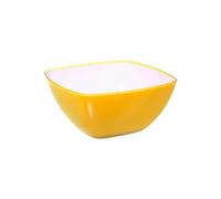 5five - ensaladera d14cm "cuadrada" amarillo mostaza