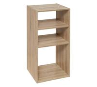 5five Estante de Madera 2 + 1 Cajas de Mezcla Natural