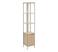 5five - estantería duna rectangular de 35 x 35 cm con 1 puerta, color beige