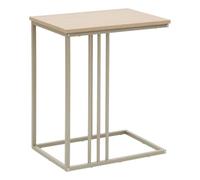 5five - Mesa de centro duna rectangular, 58 cm de altura, beige