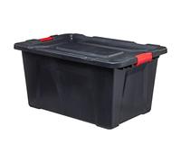 5five - store n box" 100l caja de plástico negro