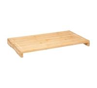 Paris Prix Funda de bambú 2 en 1 52x28 cm – Tabla de cortar y protector para placa