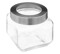 5five - tarro de cristal con tapa de acero "miro" 0,8l