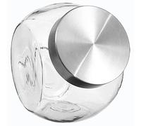 5five - tarro de cristal para caramelos con tapa de acero inoxidable 2,1l