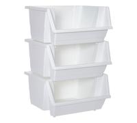 5five - Torre de almacenamiento esencial rectangular de 66 cm, color blanco