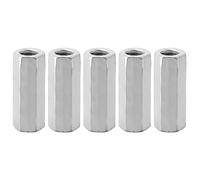5pcs Tuerca de varilla larga Tuercas hexagonales Tuercas de manguera hexagonal Separador M12 Sujetadores roscados(M12*50)