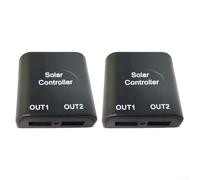 5V 2.4A Regulador de voltaje plegable solar Módulo de carga USB dual 2PCS Controlador de carga de panel solar Adaptador de carga de teléfono Convertidor de corriente