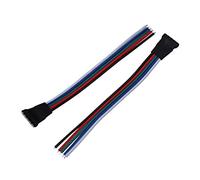 5x 10cm RGBW LED Conector con Cable Conector rápido 5 Pin Enchufe -> extremos de cable abiertos...