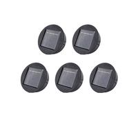 5X Garden Solar Powered Replacement Round LED Light Box Caja de BateríA Solar CéLulas Solares Li-Ion Cargador de BateríA