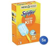 5x Paquete Swiffer Plumero Completo + 3 Recargas Hecho En Italia