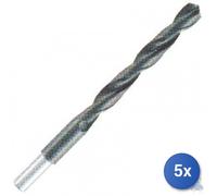 5X Punta Alpen Sprint Para Metal Hss Din 338 Código Reducido Mm 14,5