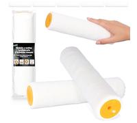 5x Rodillo Pintura 25 cm Repuesto Recambio Lana Poliacrílico Rollo para Pared Decoración Fachades Mobiliario Accesorio Antigoteo Herramienta Pintura para Pintores