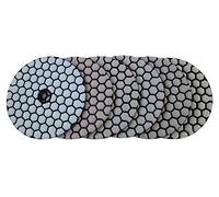6 Almohadillas de Pulido En Seco de 4 Pulgadas, Almohadillas de Pulido de Diamante de Resina Flexible de 100 mm para Mármol, Hormigón, Disco de Pulido