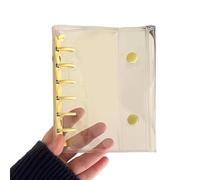 6 anillas de PVC para archivadores de tarjetas, 125 x 148 mm, impermeable, para planificadores de cuadernos, cuadernos, fundas de encuadernación