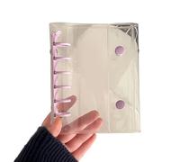 6 anillas de PVC para archivadores de tarjetas, 125 x 148 mm, impermeable, para planificadores de cuadernos, cuadernos, fundas de encuadernación