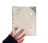 6 anillas de PVC para archivadores de tarjetas, 125 x 148 mm, impermeable, para planificadores de cuadernos, cuadernos, fundas de encuadernación