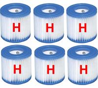 6 cartuchos de filtro Intex para filtros Quick Up, repuestos para filtros de piscina, modelo 29007