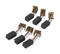 6 cepillos de carbono para amoladora angular B&D CD105 CD110 CD115 KG900 KG915 KG725 AST6 AST6XC AST15 FG005 cepillo de motor de repuesto de 6,4 x 7,9 x 12,5 mm