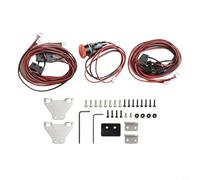 6 interruptores límite e interruptor de emergencia para fresadora CNC 3018/3018 Max/3020, cable de 2 pines de 80 cm, juego de interruptores de extremo de plástico con accesorios de montaje