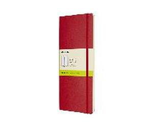 6 libreta clásica tapa blanda rojo escarlata L lisa