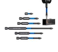 6 Piece Magnetic Drill Bit Set, Phillips Screwdriver Bits