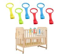 6 Piezas Anillas para Cunas y Parques, Anillos de Corralito de Bebé,agarraderas parque infantil bebe para parque infantil bebe Cuna y Cuna Ayudan al Bebé a Aprender a Ponerse de Pie (Tamaño Grande)