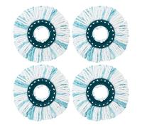 6 Piezas Cabezas de Fregona de Repuesto, para Leifheit Clean Twist Disc Mop, Sistema de Fibras para Leifheit Recambio para Mopa, para Todo Tipo de Suelos, Fuerte absorción de Agua Reutilizables
