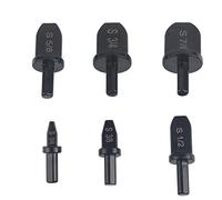 6 piezas de mango hexagonal para aire acondicionado herramienta de prensado de tubos de cobre mango redondo expansor de tubos juego de reparación de brocas con 1/4 3/8 1/2 5/8 3/4 7/8 bits