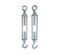 6 Piezas De Tornillos Tensores Acero Para Arrastre Elevación | Tipo Oc Del Acero Inoxidable Del Perno De La Cesta De La Flor Del Tensor De La Cuerda De Alambre(M8-10.2cm)