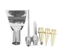 6 Piezas Kit De Boquilla De Puntas De Cobre De Repuesto Para -1115K / Mt-100 Soldador De Butano De Llama Aireada Herramientas De Soldadura Sin Cable