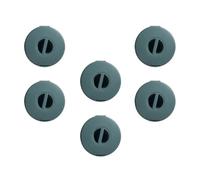 6 Piezas Organizador de Cables Giratorio de PP Azul | Enrollado Circular, Protege la Línea de Datos, Ligero, para Cajones y Taquillas Ordenadas