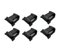 6 soportes de batería, soporte de almacenamiento de batería, colgador protector para caja DeWalt Black&Decker