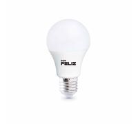 6 uds Bombilla Led A60 redonda estandar 6W/8W/9W/10W/11W/12W/13W/14W, luz blanca/luz fria 6500K , casquillo grande E27, pack de 6 uds, Don Feliz