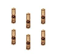 6 Un. TIRADOR Asa Mueble latón mate para cómoda Armario 107x29MM